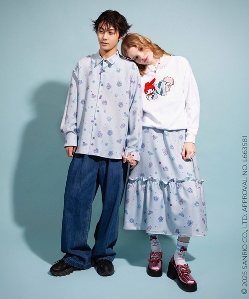 MILK(ミルク)の「マイメロ ROSE スカート(スカート・レディース・A/B・FREE)」の5枚目の写真