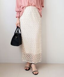 le.coeur blanc | シアー刺繍ナロースカート(スカート)