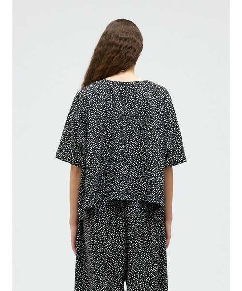 mizuiro ind プリントワイドプルオーバー（Tシャツ/カットソー