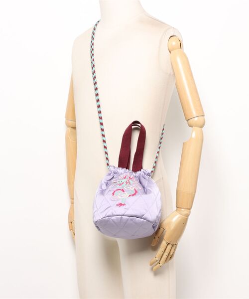 HOUSTON(ヒューストン)の「HOUSTON / SATIN EFFECT BAG(MARMALADE/CAT)HS6023W HS6025W(ショルダーバッグ・レディース・ネイビー/イエロー/レッド/ピンク/チャコールグレー/ラベンダー・ONESIZE)」の21枚目の写真