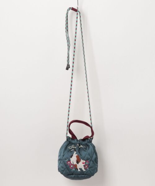 HOUSTON(ヒューストン)の「HOUSTON / SATIN EFFECT BAG(MARMALADE/CAT)HS6023W HS6025W(ショルダーバッグ・レディース・ネイビー/イエロー/レッド/ピンク/チャコールグレー/ラベンダー・ONESIZE)」の3枚目の写真