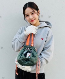 HOUSTON / SATIN EFFECT BAG(MARMALADE/CAT)HS6023W HS6025W