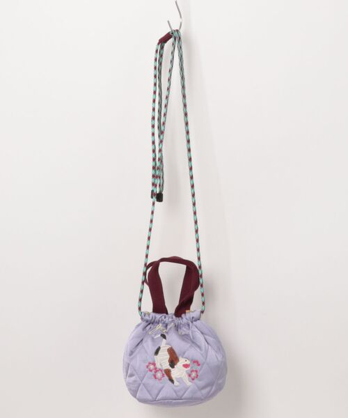 HOUSTON(ヒューストン)の「HOUSTON / SATIN EFFECT BAG(MARMALADE/CAT)HS6023W HS6025W(ショルダーバッグ・レディース・ネイビー/イエロー/レッド/ピンク/チャコールグレー/ラベンダー・ONESIZE)」の12枚目の写真