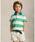 POLO RALPH LAUREN CHILDRENSWEAR�i�|�� �����t ���[���� �`���h�����Y�E�F�A�j�́u�X�g���C�v�h �R�b�g�� �V���[�g�X���[�u ���O�r�[ �V���c�i���̑��g�b�v�X�j�v�b�}���`