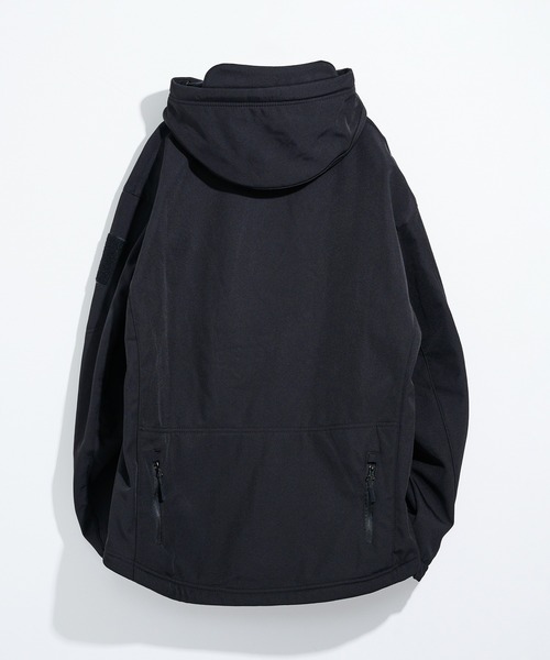 MILITARY(ミリタリー)の「【MAISON CLUB】Military Soft Hooded Jacket /ミリタリーソフトフーデッドジャケット KNF-YI(マウンテンパーカー・メンズ・ブラック/グレー/カーキ・XL/2XL)」の4枚目の写真