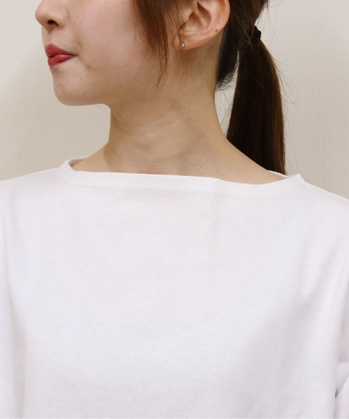 ORCIVAL(オーシバル)の「ORCIVAL/オーシバル ショートレングスボートネックロングスリーブプルオーバー ソリッド SHORT LENGTH BOAT NECK LONG SLEEVE SOLID B511(Tシャツ/カットソー・レディース・ナチュラル/グレー/ブラック/ホワイト・2)」の20枚目の写真