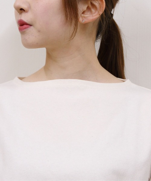 ORCIVAL(オーシバル)の「ORCIVAL/オーシバル ショートレングスボートネックロングスリーブプルオーバー ソリッド SHORT LENGTH BOAT NECK LONG SLEEVE SOLID B511(Tシャツ/カットソー・レディース・ナチュラル/グレー/ブラック/ホワイト・2)」の15枚目の写真