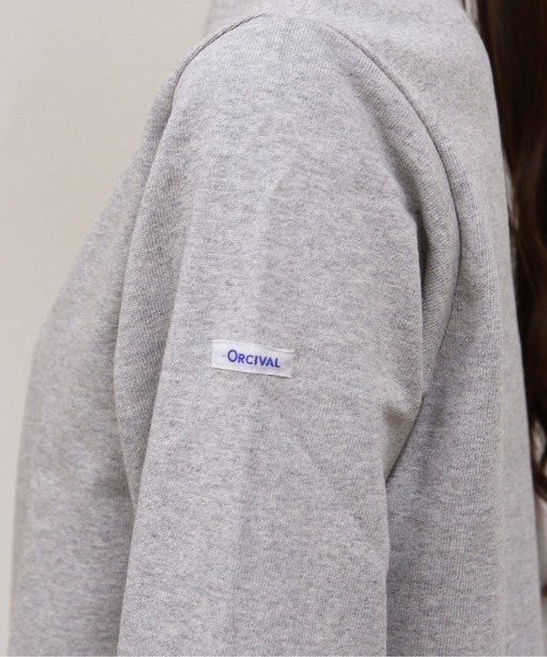 ORCIVAL(オーシバル)の「ORCIVAL/オーシバル ショートレングスボートネックロングスリーブプルオーバー ソリッド SHORT LENGTH BOAT NECK LONG SLEEVE SOLID B511(Tシャツ/カットソー・レディース・ナチュラル/グレー/ブラック/ホワイト・2)」の11枚目の写真
