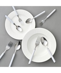 Francfranc(�t�����t����)�̃J�g�����[ 8�Z�b�g �`�F�b�N �O���[ 8�{ �X�v�[�� �t�H�[�N �i�C�t(�J�g�����[)