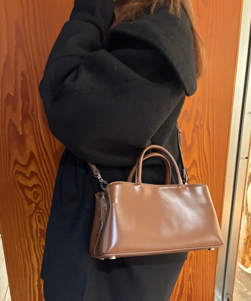 EFOLE(エフォル)の「【軽量/斜め掛け/収納◎】3レイヤーショルダーバッグ(ショルダーバッグ・レディース・ブラック/ブラウン・FREE)」の18枚目の写真