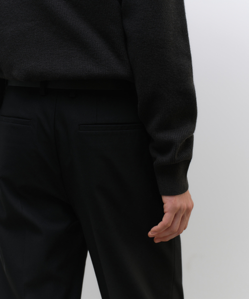 MUSINSA STANDARD（ムシンサスタンダード）の「ウィップコードストレートヒドンバンディングスラックス[ブラック]（スラックス・メンズ・その他・26/27/28/29/30/31/32/33/34/36/38/40/42）」の7枚目の写真