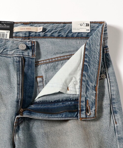 Levi's（リーバイス）の「LEVI’S(R) / LOOSE BOOT ジーンズ ライトインディゴ（デニムパンツ・レディース・ライトブルー・26inch/25inch/27inch）」の12枚目の写真