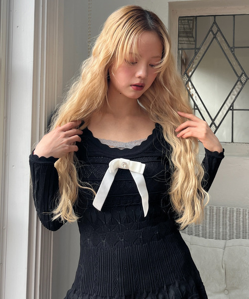 セール】レースクロスキャミソール（キャミソール）｜MORE self LOVE