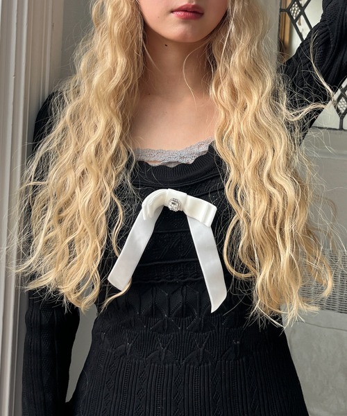 レースクロスキャミソール（キャミソール）｜MORE self LOVE（モア