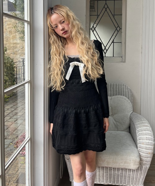 セール】レースクロスキャミソール（キャミソール）｜MORE self LOVE