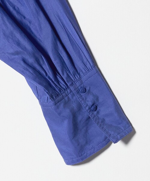green label relaxing（グリーンレーベルリラクシング）の「［size SHORTあり］ボイル レイヤー ギャザー ブラウス（シャツ/ブラウス・レディース・その他1/ピンク/ホワイト/ブラック/ロイヤルブルー・FREE/SHORT）」の11枚目の写真