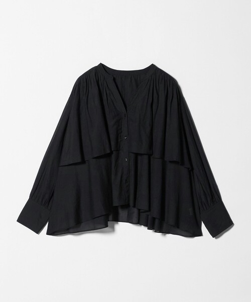 green label relaxing（グリーンレーベルリラクシング）の「［size SHORTあり］ボイル レイヤー ギャザー ブラウス（シャツ/ブラウス・レディース・その他1/ピンク/ホワイト/ブラック/ロイヤルブルー・FREE/SHORT）」の15枚目の写真