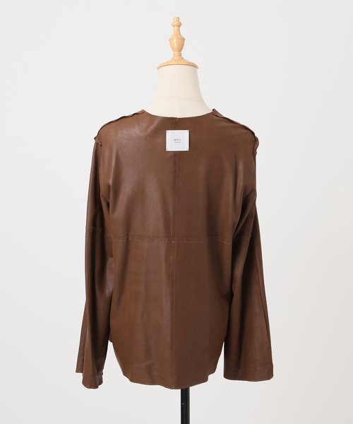 IENA LA BOUCLE GOAT SUEDE ジャケット(ノーカラージャケット)|IENA IENA LA BOUCLE GOAT SUEDE ジャケット(ノーカラージャケット)|IENA