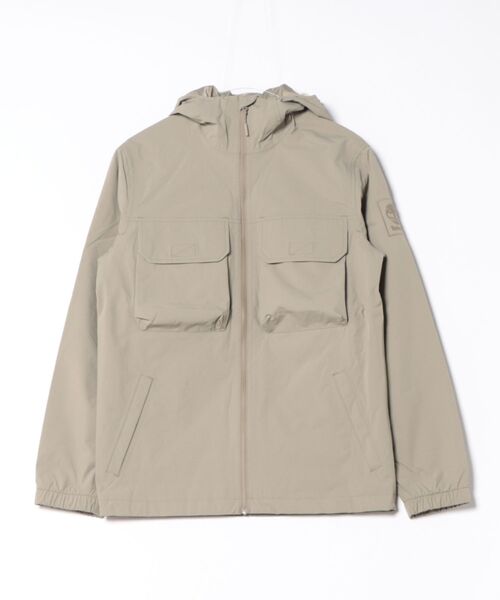 Timberland(ティンバーランド)の「ウォータープルーフ シェル ジャケット メンズ(マウンテンパーカー・メンズ・ライトカーキ・LARGE/MEDIUM/SMALL/X-LARGE)」の1枚目の写真