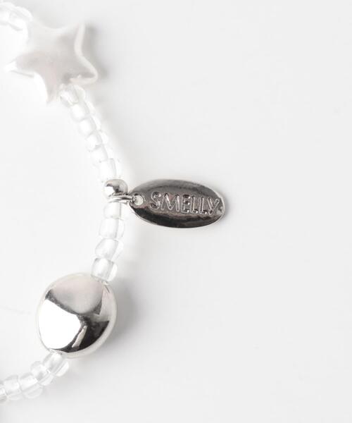 SMELLY（スメリー）の「クリアビーズモチーフ2セットブレスレット（ブレスレット・レディース・クリア・-）」の7枚目の写真