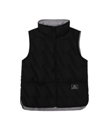 MONBIRDIE GOLF（モンバーディーゴルフ）の「ダウンジャケット軽量パディングベスト BLACK（ダウンベスト）」