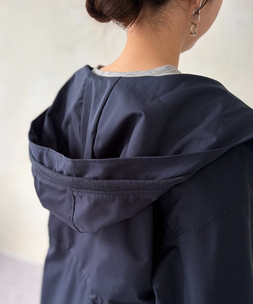 Chez toi（シェトワ）の「リブラメフードモッズジャケット（ブルゾン・レディース・ネイビー/アイボリー/カーキ・FREE）」の21枚目の写真