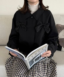 etta（エタ）の「フロントダブルリボンブルゾン（ブルゾン）」