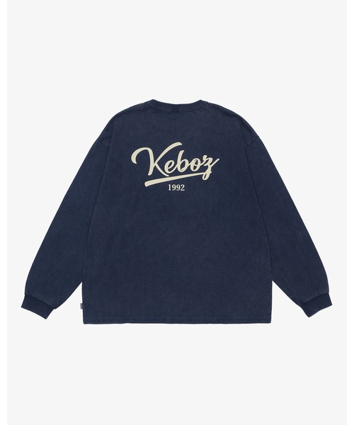KEBOZ(ケボズ)の「ICON WASHED L/S TEE(Tシャツ/カットソー・メンズ・ホワイト/ネイビー/オリーブ/ブラック/ブラウン・S/2XL/XL/L/M)」の5枚目の写真