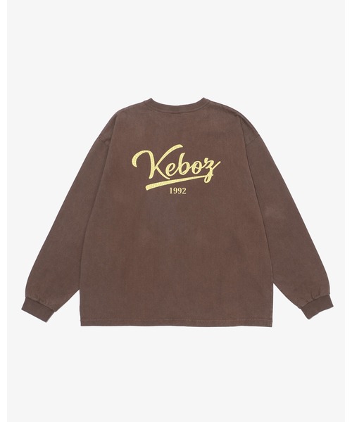 KEBOZ(ケボズ)の「ICON WASHED L/S TEE(Tシャツ/カットソー・メンズ・ホワイト/ネイビー/オリーブ/ブラック/ブラウン・S/2XL/XL/L/M)」の3枚目の写真