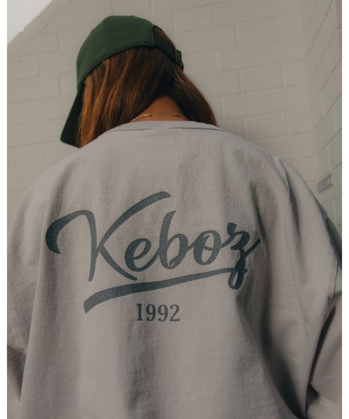KEBOZ(ケボズ)の「ICON WASHED L/S TEE(Tシャツ/カットソー・メンズ・ホワイト/ネイビー/オリーブ/ブラック/ブラウン・S/2XL/XL/L/M)」の1枚目の写真