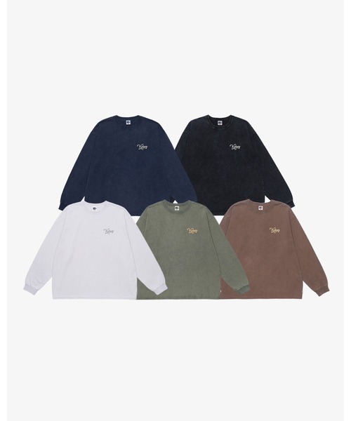 KEBOZ(ケボズ)の「ICON WASHED L/S TEE(Tシャツ/カットソー・メンズ・ホワイト/ネイビー/オリーブ/ブラック/ブラウン・S/2XL/XL/L/M)」の8枚目の写真