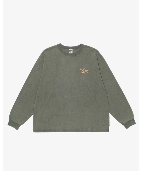 KEBOZ(ケボズ)の「ICON WASHED L/S TEE(Tシャツ/カットソー・メンズ・ホワイト/ネイビー/オリーブ/ブラック/ブラウン・S/2XL/XL/L/M)」の19枚目の写真