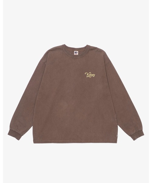 KEBOZ(ケボズ)の「ICON WASHED L/S TEE(Tシャツ/カットソー・メンズ・ホワイト/ネイビー/オリーブ/ブラック/ブラウン・S/2XL/XL/L/M)」の16枚目の写真
