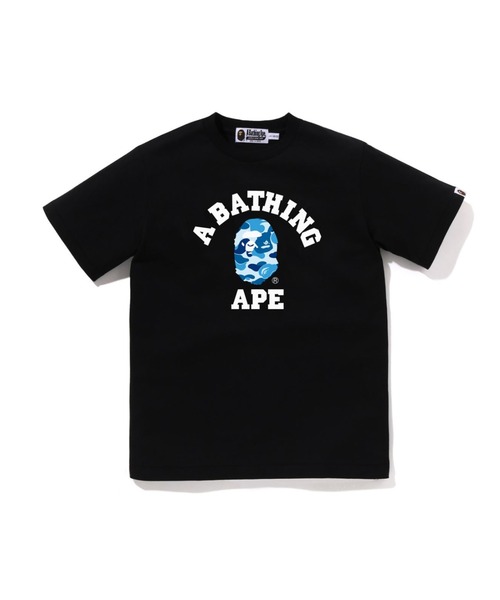 A BATHING APE（アベイシングエイプ）の「ABC CAMO COLLEGE TEE（Tシャツ/カットソー・キッズ・ブラック×グリーン/ホワイト×グリーン/ホワイト×ブルー/ホワイト×ピンク/ブラック×ブルー/ブラック×ピンク・150/160）」の5枚目の写真
