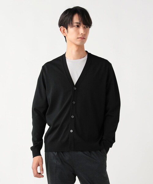 BEAMS HEART(ビームスハート)の「【4/23値下げ】Vネック カーディガン(カーディガン/ボレロ・メンズ・ネイビー/ブラック・SMALL/LARGE/MEDIUM/X-LARGE)」の15枚目の写真