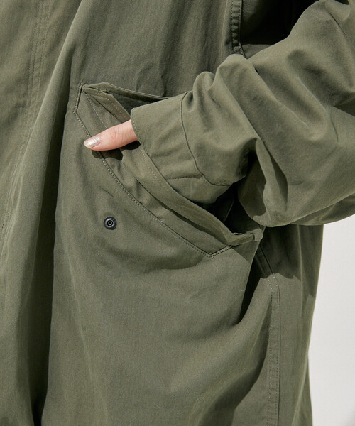 FREAK'S STORE（フリークスストア）の「M-65 ショートモッズコート（モッズコート・レディース・オフホワイト/オリーブ/ブラック・ﾌﾘ-）」の7枚目の写真