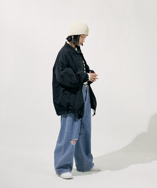 FREAK'S STORE（フリークスストア）の「M-65 ショートモッズコート（モッズコート・レディース・オフホワイト/オリーブ/ブラック・ﾌﾘ-）」の10枚目の写真