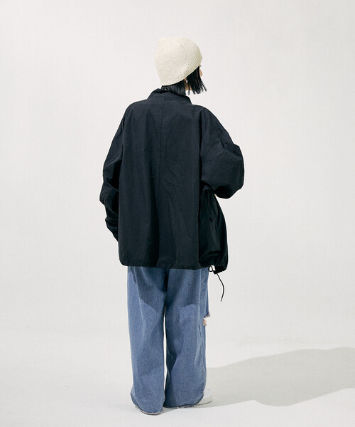 FREAK'S STORE（フリークスストア）の「M-65 ショートモッズコート（モッズコート・レディース・オフホワイト/オリーブ/ブラック・ﾌﾘ-）」の12枚目の写真