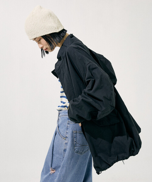 FREAK'S STORE（フリークスストア）の「M-65 ショートモッズコート（モッズコート・レディース・オフホワイト/オリーブ/ブラック・ﾌﾘ-）」の18枚目の写真