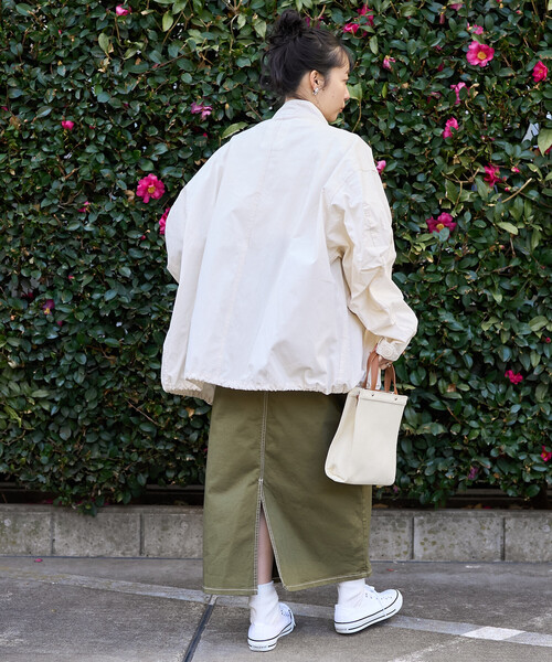 FREAK'S STORE（フリークスストア）の「M-65 ショートモッズコート（モッズコート・レディース・オフホワイト/オリーブ/ブラック・ﾌﾘ-）」の22枚目の写真