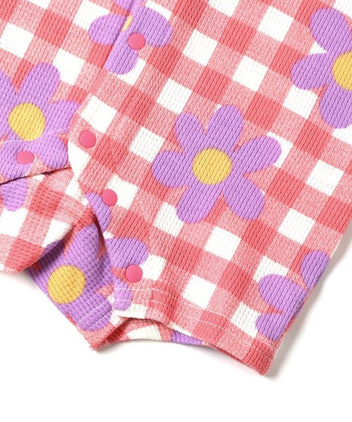 Ampersand（アンパサンド）の「【リンク】げんきロンパス（ロンパース・キッズ・イエロー/ベージュ/ピンク/エメラルド・60/80/70）」の10枚目の写真