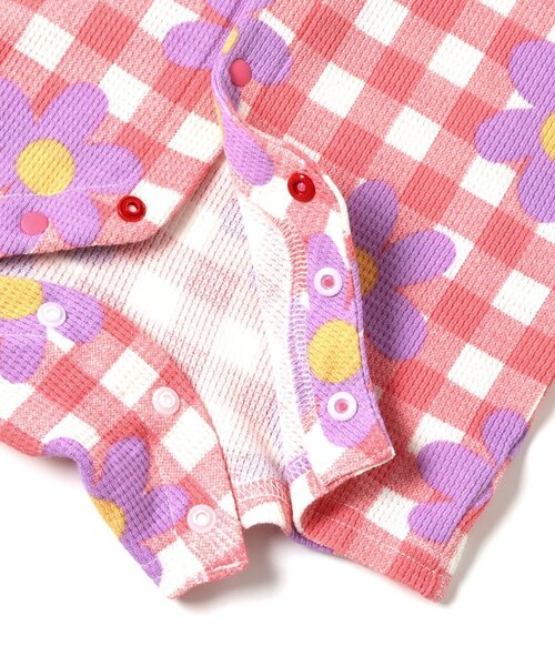 Ampersand（アンパサンド）の「【リンク】げんきロンパス（ロンパース・キッズ・イエロー/ベージュ/ピンク/エメラルド・60/80/70）」の11枚目の写真