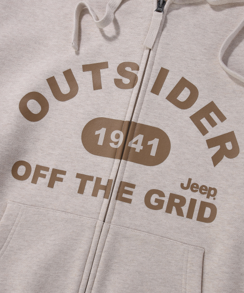 JEEP(ジープ)の「OUTSIDER 2WAY オーバーサイズ フードパーカー (JR5TZU076MB)(パーカー・レディース・その他・SMALL/MEDIUM/LARGE/X-LARGE/2XL)」の6枚目の写真