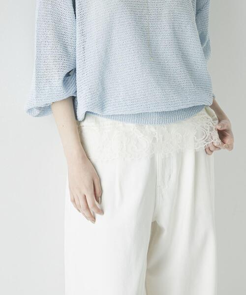 URBAN RESEARCH（アーバンリサーチ）の「レースキャミソール（キャミソール・レディース・オフホワイト/ブラック・FREE）」の8枚目の写真