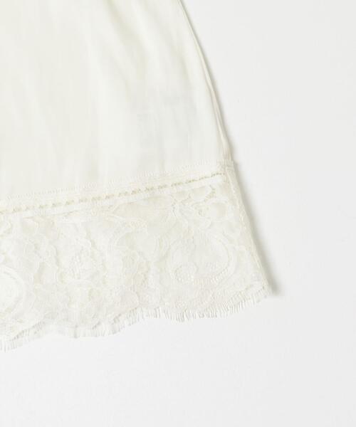 URBAN RESEARCH（アーバンリサーチ）の「レースキャミソール（キャミソール・レディース・オフホワイト/ブラック・FREE）」の11枚目の写真