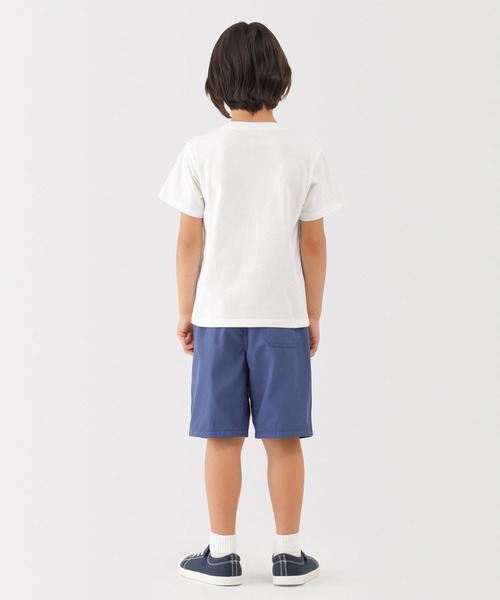 無印良品（ムジルシリョウヒン）の「キッズ 綿天竺編みクルーネック半袖Ｔシャツ 無地（Tシャツ/カットソー・キッズ・ラベンダー/ブラック/ブルー/オフホワイト・110/120/130/140/150）」の10枚目の写真