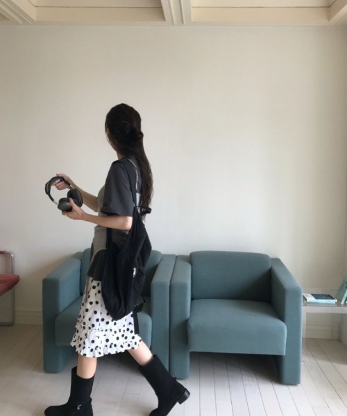 Ritzy(リッツィー)の「レトロポップなドットスカート(スカート・レディース・ブラック/ホワイト・FREE)」の19枚目の写真