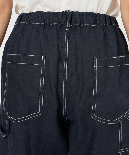 BARNYARDSTORM(バンヤードストーム)の「BARNYARDSTORM / リネンペインターパンツ / ハンドウォッシャブル【WEB限定サイズL】(その他パンツ・レディース・ネイビー/ベージュ/セージグリーン・L/M/S)」の15枚目の写真