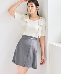 31 Sons de mode | 2026春夏新作 アシメプリーツミニスカート(スカート)