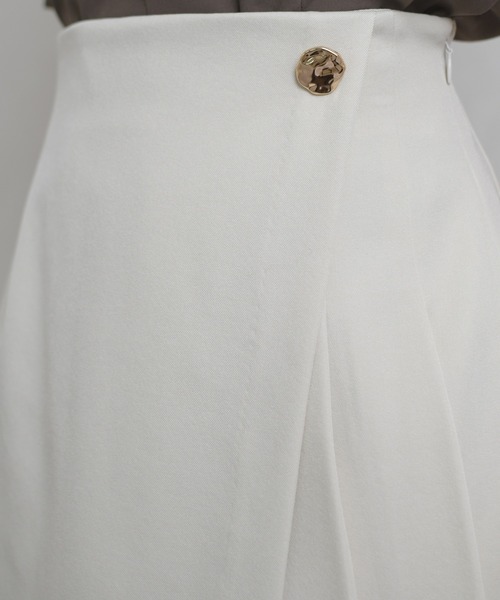 31 Sons de mode（トランテアン　ソン　ドゥ　モード）の「2026春夏新作 アシメプリーツミニスカート（スカート・レディース・アイボリー/ブラック/グレー・M/S）」の15枚目の写真